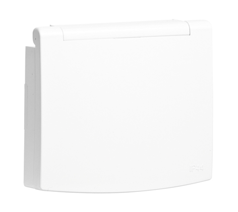 Tapa Articulada con Protección para Base Schuko (IP44)