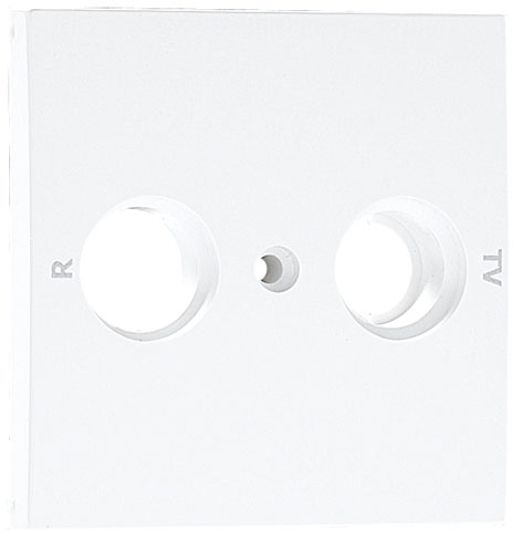Tapa para Toma Multimarcas R - TV de 2 Salidas