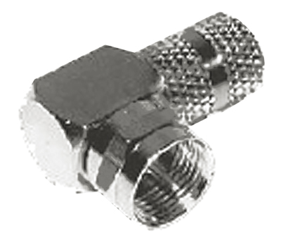 F Type 90º Male Plug