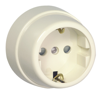 Base Schuko con Protección