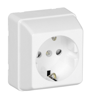 Base Schuko con Protección